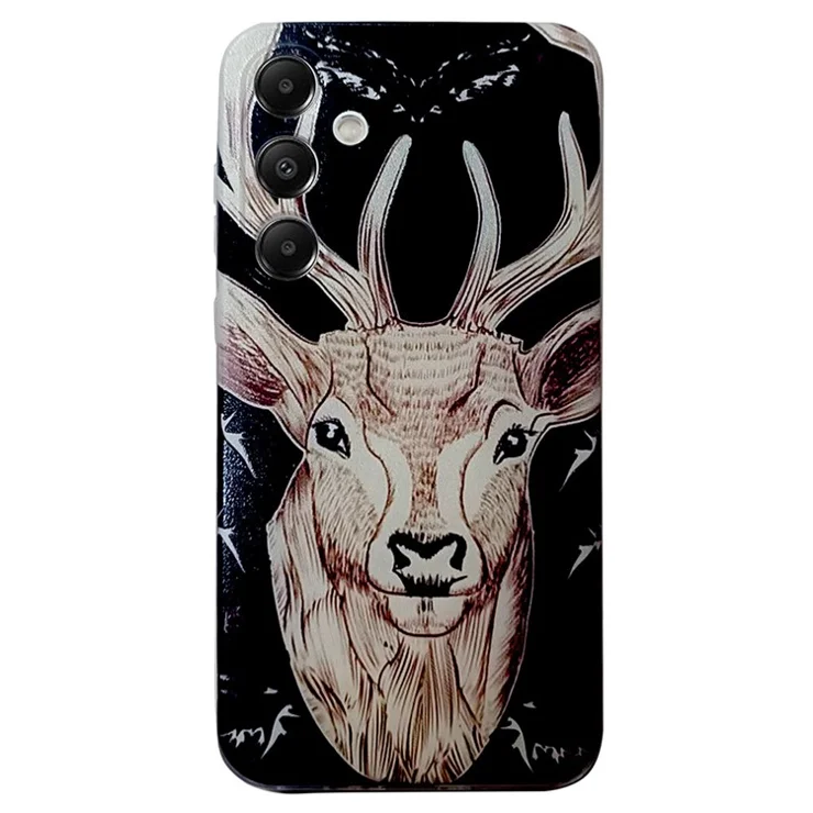 For Samsung Galaxy S23 FE TPU Cover Pattern Printing Mobile Phone Case Wholesale - Deer Head