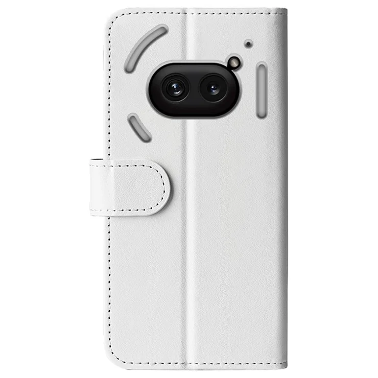 For Nothing Phone (2a) Plus / Phone (2a) Case Crazy Horse Texture PU Leather+TPU Flip Phone Cover - White