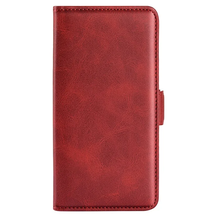 For Asus ROG Phone 8 5G / Phone 8 Pro 5G Phone Case Wallet Leather Cover Dual Magnetic Clasp - Red