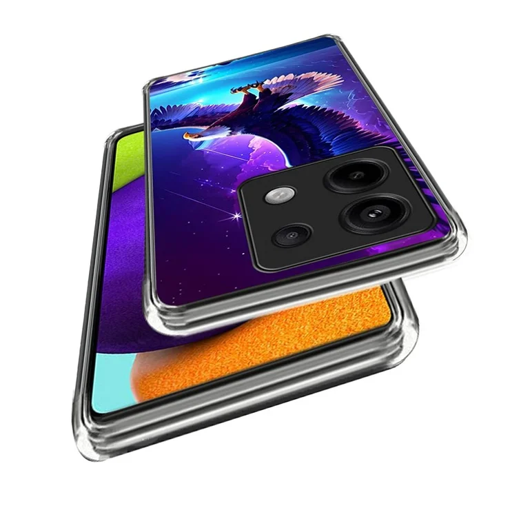For Xiaomi Redmi Note 13 Pro 5G / Poco X6 5G Case TPU Phone Cover Pattern Printed - Style A