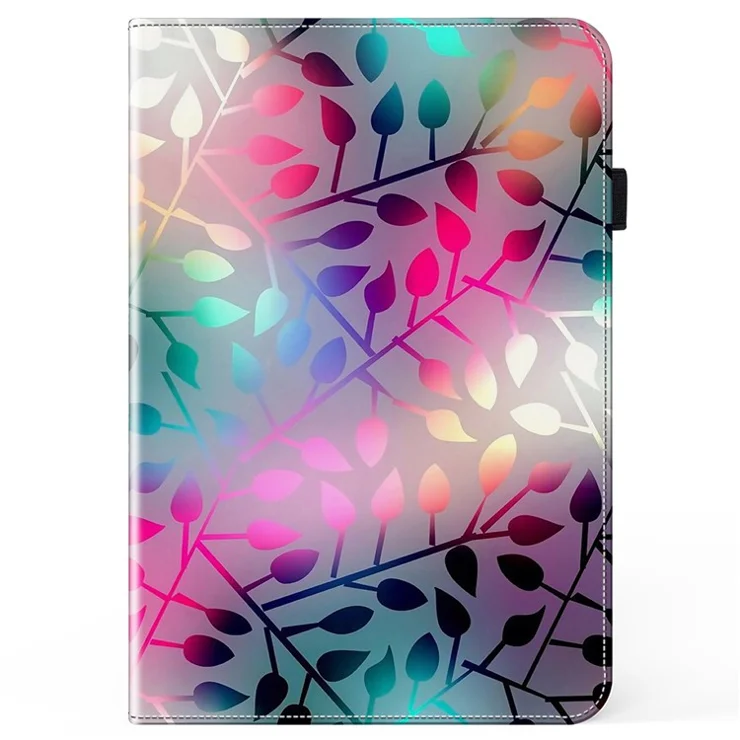 For Samsung Galaxy Tab A7 Lite 8.7-inch Case Pattern Leather Folio Tablet Cover - Maple Leaf