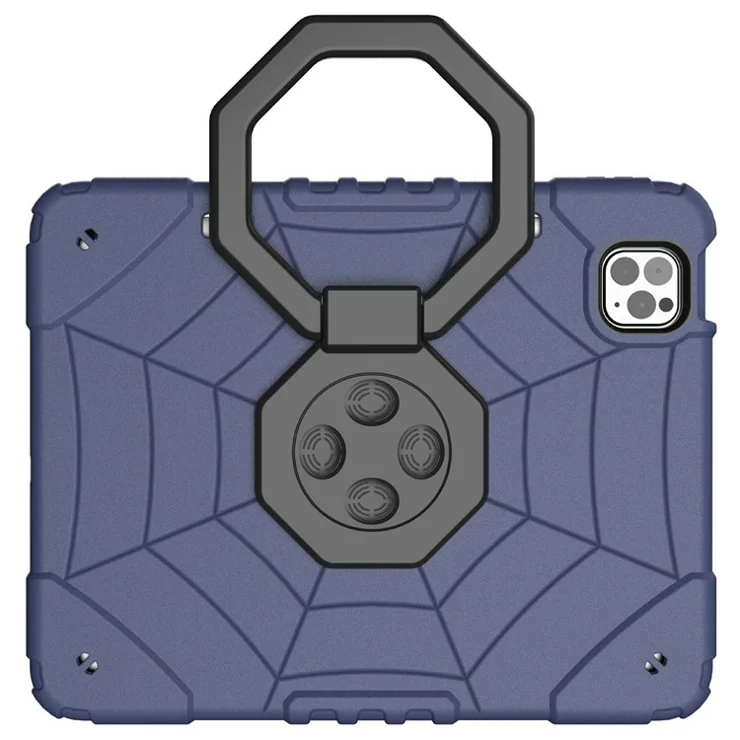 Fidget Case For iPad Pro 11 (2018) / (2020) / (2021) / (2022) / iPad Air (2020) / (2022) Tablet Cover with Pencil Holder - Navy Blue+Black