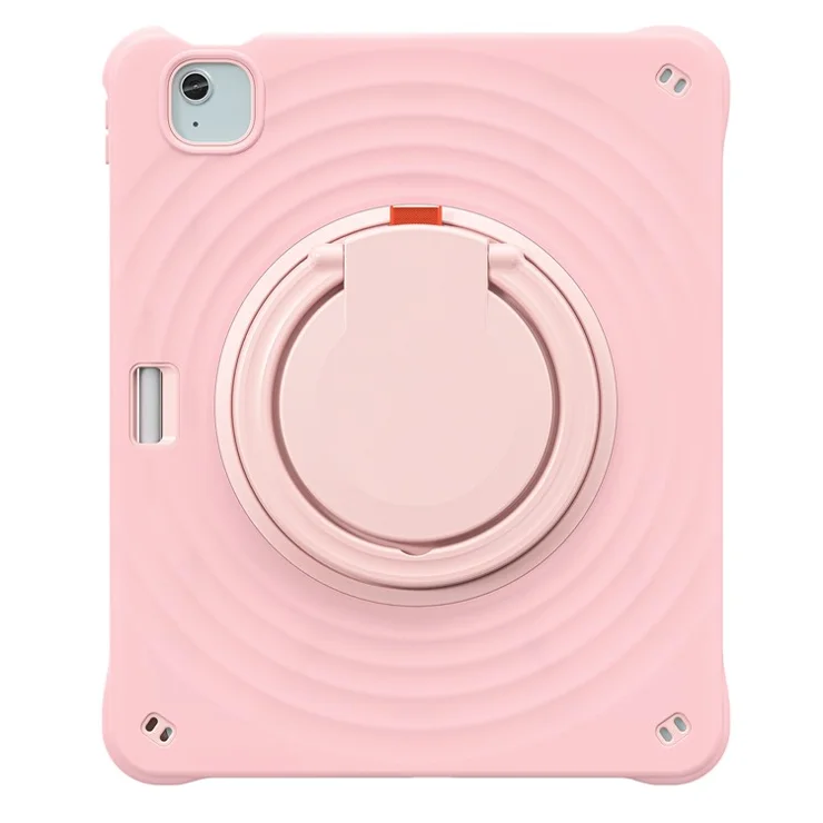 For iPad Air 13 (2025) / (2024) / Pro 12.9 (2022) / (2021) / (2020) / (2018) Case Kickstand PC+Silicone+TPU Tablet Cover - Pink