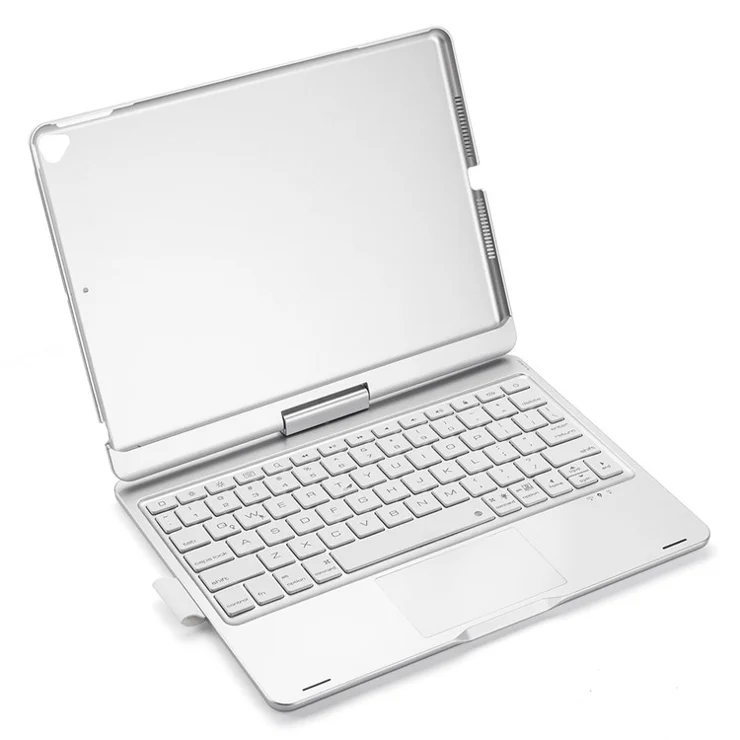 Trackpad Backlight Keyboard for iPad 10.2 (2021) / (2020) / (2019) / iPad Air 10.5 inch (2019) / Pro 10.5-inch (2017) Tablet Case - Silver