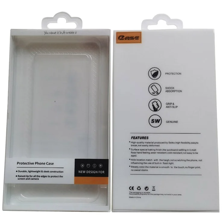 Bulk Purchasing Universal Pull-Out Plastic Box for Phone Case Packaging Box, Size: 18.8 x 10.7 x 2.2cm