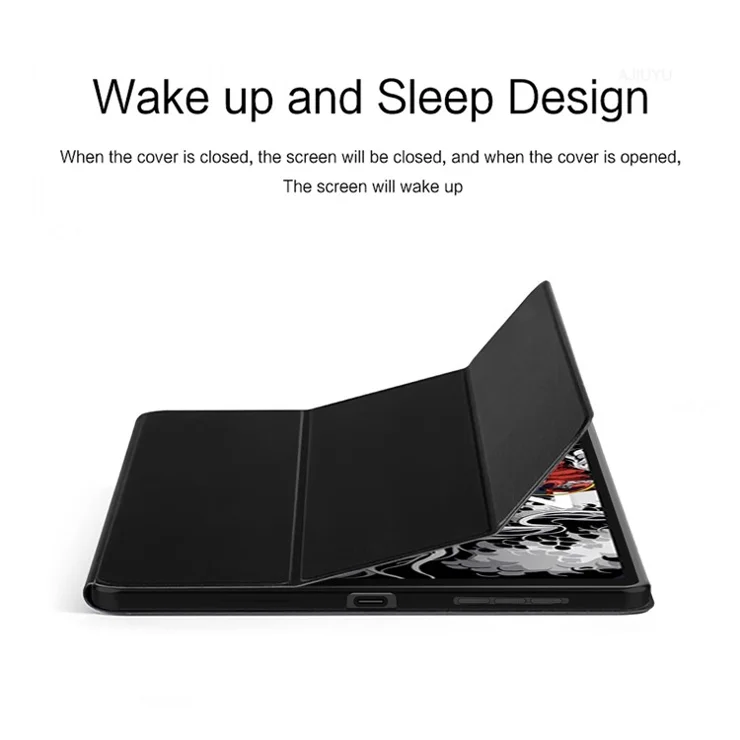 For Lenovo Legion Y700 (2024) Case PU Leather TPU Back Trifold Stand Tablet Cover Auto Wake / Sleep
