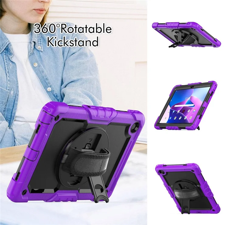 Case For Lenovo Tab M10 Plus 3rd Gen 10.6 Inch - Lavender Shockproof Hard Shell Cover