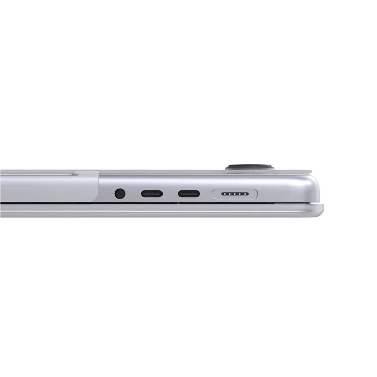 LENTION For MacBook Air 13 inch (2025) / (2024) / (2022) A2681 Hard PC Laptop Case Anti-Scratch Matte Notebook Protective Cover - Transparent White