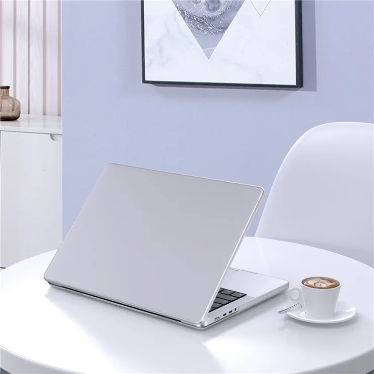 LENTION For MacBook Pro 16 inch (2024) (2023) (2021) Hard PC Laptop Case Anti-Scratch Notebook Matte Protective Cover - Transparent White
