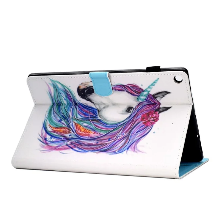 Smart Cover Kindle Fire Custodia Magnetica In Pelle Sintetica Per Amazon Kindle Fire HD 10, 8, 7 Cover Con Supporto Per Kindle - Foto 4