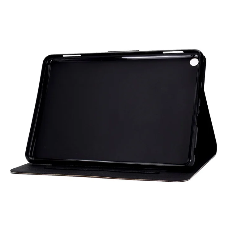 For Amazon Fire HD 8 (2022) PU Leather Magnetic Protective Cover Pattern Printing Stand Card Holder Folio Tablet Case - Colorful Books