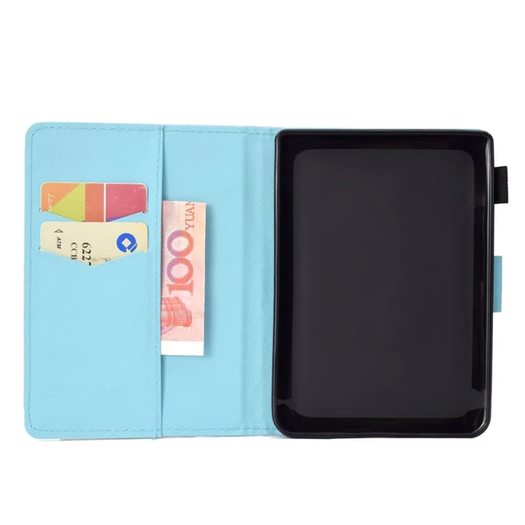 For Amazon Kindle Youth Edition 2022 Folio Flip Tablet Stand Case Stitching Line PU Leather Card Holder Protective Cover - Horse