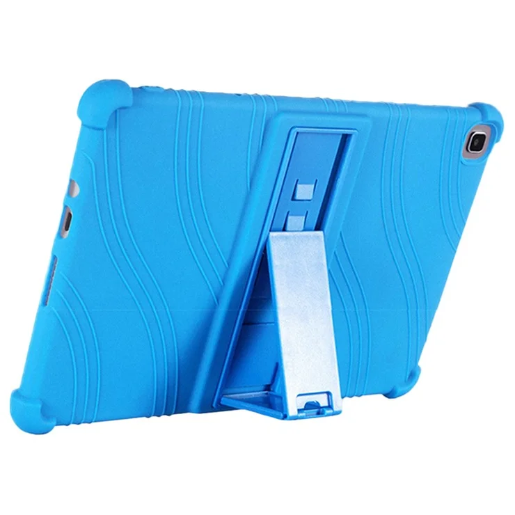Soft Silicone Cover for Honor Pad 7 10.1-inch 2020, Tablet Protective Case with PC Kickstand Design - Red