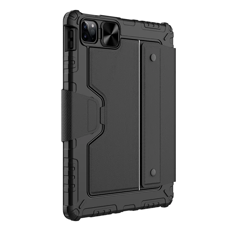 NILLKIN for iPad Air 11 (2025) / (2024) / Air (2022) / (2020) / Pro 11 (2020) / (2021) / (2022) Bluetooth-Compatible Keyboard Leather Case