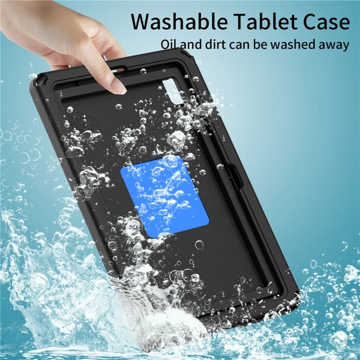 For Lenovo Tab K10 TB-X6C6F 10.3 / Huawei MatePad SE 10.4 / Samsung Galaxy Tab S6 Lite P610 / 615 / S6 Lite (2022) Tablet Case - Black