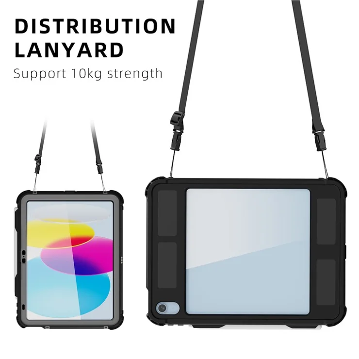 SHELLBOX For iPad (2025) / 10.9 (2022) Waterproof Case IP68 Underwater Protective Dustproof Shockproof Tablet Cover