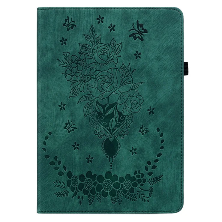 For Lenovo Tab M8 (HD) TB-8505F 8505X 8.0" Imprinted PU Leather Case Stand Tablet Cover - Green