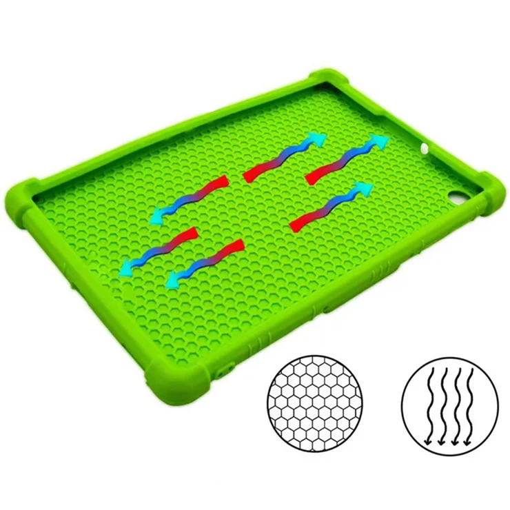 For TCL Tab 11 Silicone Tablet Case PC Kickstand Thickened