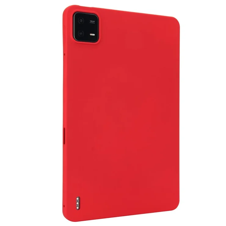 For Xiaomi Pad 6 / Pad 6 Pro Case Four Corners Airbag Skin-Touch TPU Tablet Cover - Red