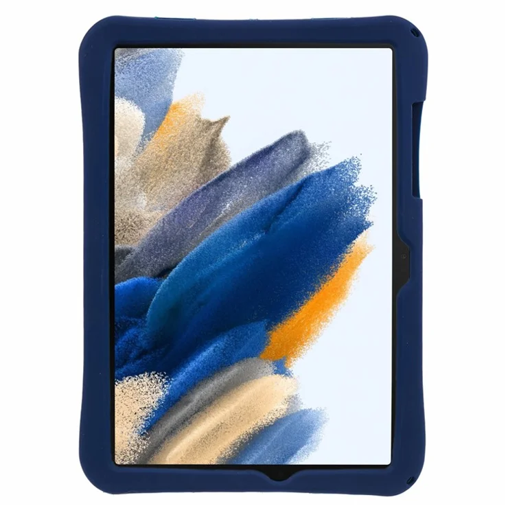 For Samsung Galaxy Tab A8 10.5 (2021) / (2022) Kickstand Case Astronaut Design Tablet Cover with Lanyard
