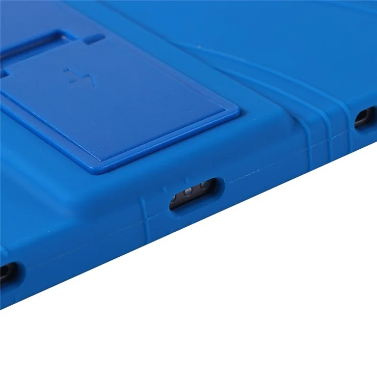 For Lenovo Xiaoxin Pad Pro 12.7 inch Tablet Case Kickstand Protective Cover - Dark Blue