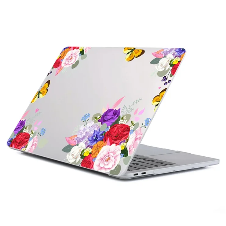 For MacBook Pro 14 inch (2024) M4 A3112 / A3185 / A3401 / (2021) A2442 / (2023) A2779 M2 / A2918 / A2992 M3 Case Pattern Laptop Plastic Hard Cover - DDC-249