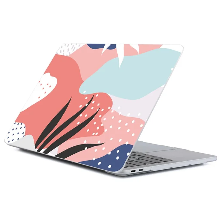For MacBook Pro 13 inch (2016) A1706 A1708 / (2018) A1989 / (2019) A2159 / (2020) A2338 Laptop Case Stylish Pattern PC Cover - DDC-190