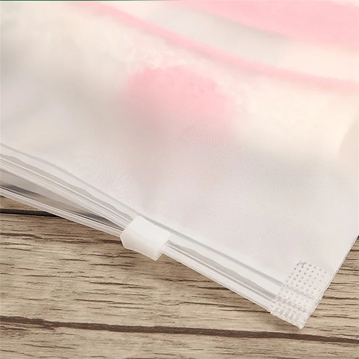 MX-063 100Pcs 28x38cm Clear EVA Sealing Bags Zipper Resealable Storage Pouches (16C Thickness)