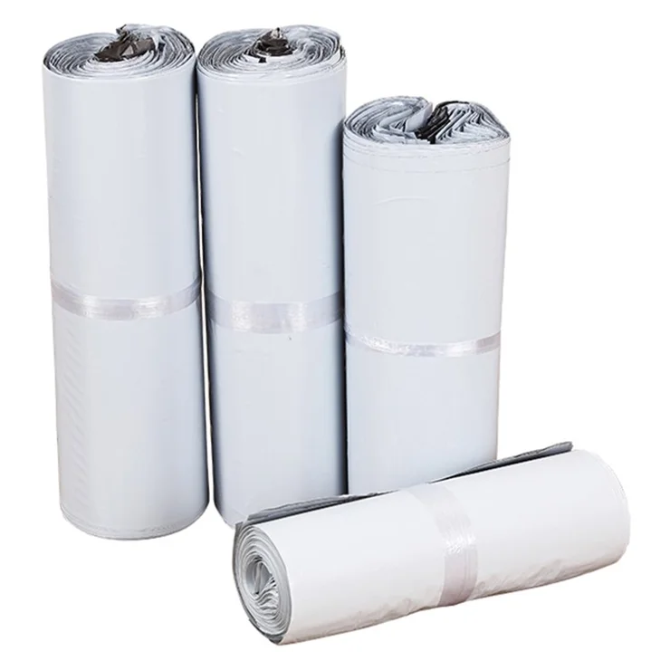 MX-060 100Pcs 45x55+4cm Shipping Bags Self Sealing Adhesive Strip Design 11C Mailing Package Bags - White