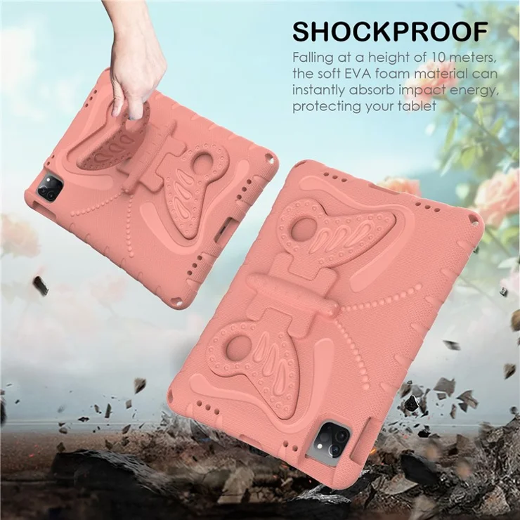 EVA Kickstand Case For iPad (2025) / 10.9 (2022) / Air 11 (2025) / (2024) / Pro 11 (2024)(2018)(2020)(2021)(2022) / Air (2020) (2022) - Pink