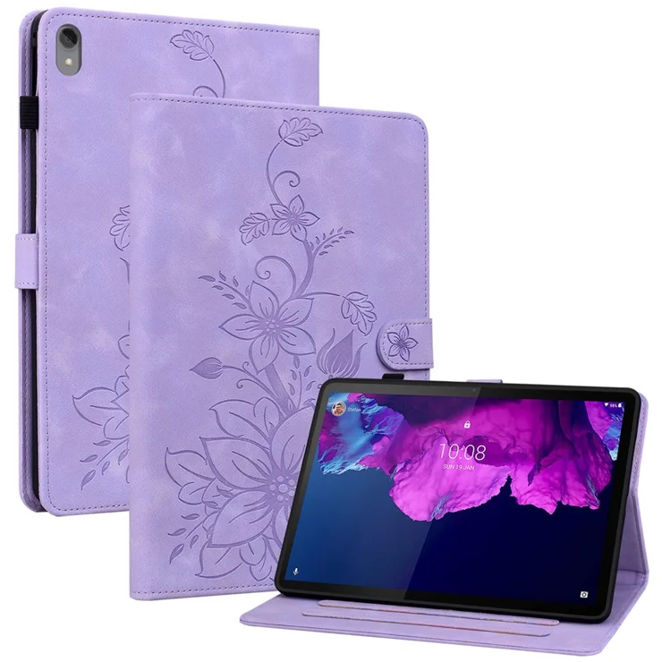 Funda Para Lenovo Tab P11/P11 Plus - Cuero PU, Soporte Integrado, Cierre Magnético, Color Love Tree