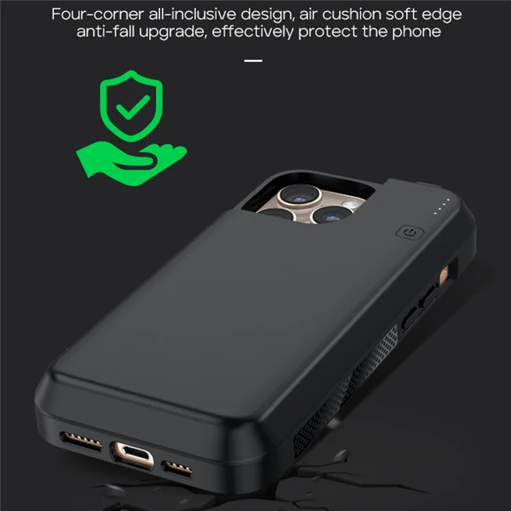 N2004 For iPhone 16 Pro Portable Charger Case 5000mAh Power Bank External Battery (CE / ROHS Certified)