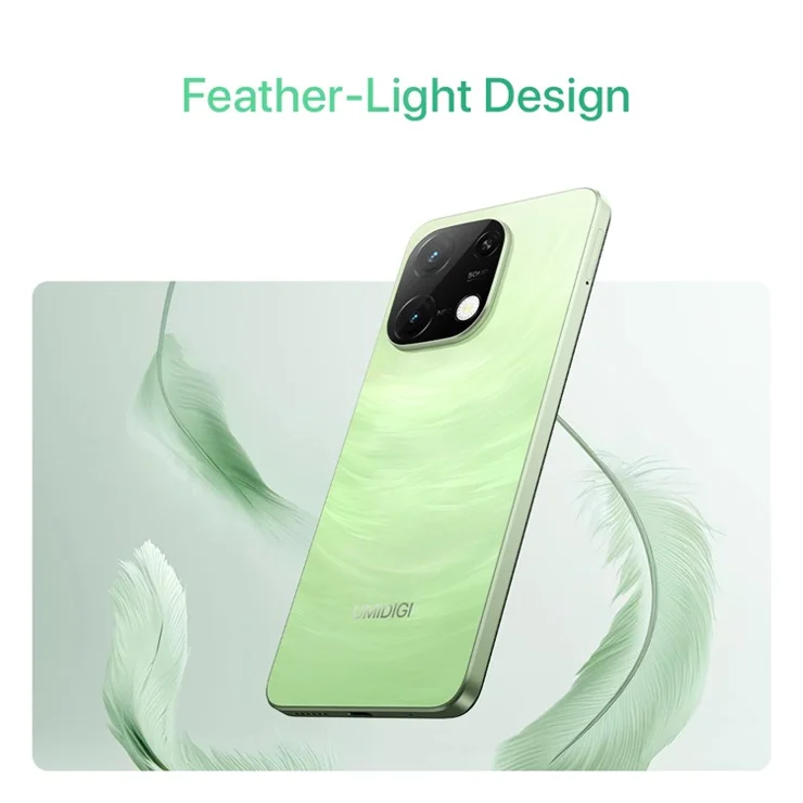 UMIDIGI G9C 6.75 Inch Smartphone Helio G36 6GB + 128GB 5000mAh 50MP Camera 4G Mobile Phone - Rock Black