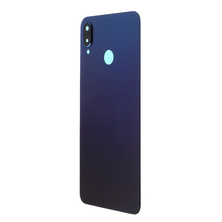 Battery Housing Back Cover with Camera Ring Lens Cover Replacement (without Logo) for Huawei nova 3i - Blue