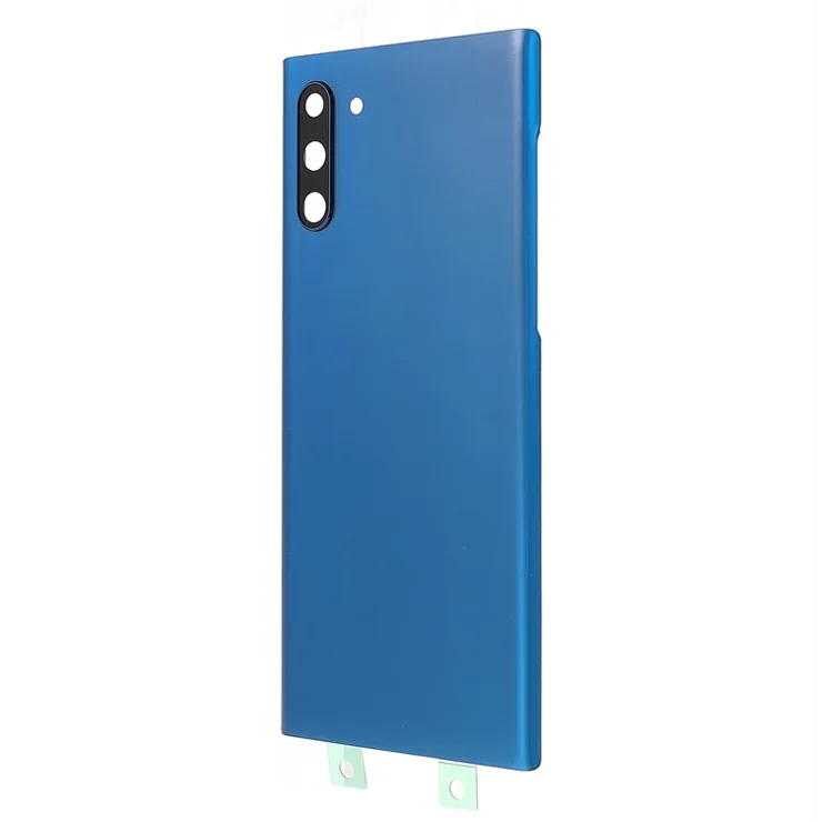 Back Battery Housing Cover with Camera Ring Lens Cover Part (without Logo) for Samsung Galaxy Note 10 - Blue