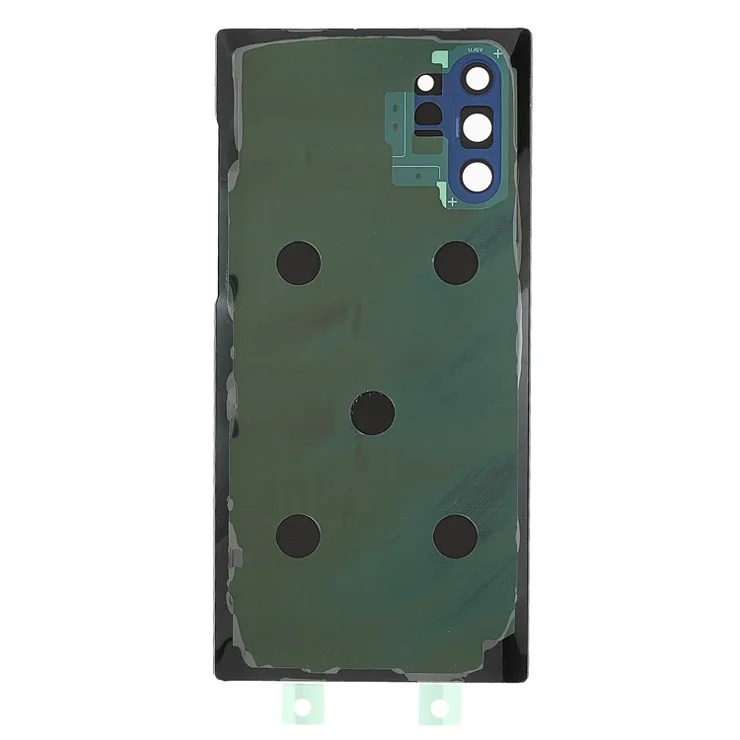 Back Battery Housing Cover with Camera Ring Lens Cover Part (without Logo) for Samsung Galaxy Note 10 - Blue