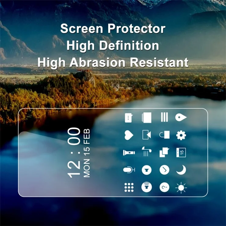 IMAK ARM Series Soft TPU Film (Not Complete Covering) for Motorola Edge 30 Pro (Motorola Edge+ (2022)), Clear Full Glue Anti-explosion Screen Protector