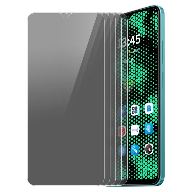 ENKAY HAT PRINCE 5Pcs For Xiaomi Redmi A3 4G Screen Protector Anti-Spy Full Coverage