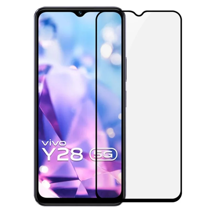 RURIHAI For vivo Y28 5G High Aluminum-Silicon Glass Screen Protector Secondary Hardening