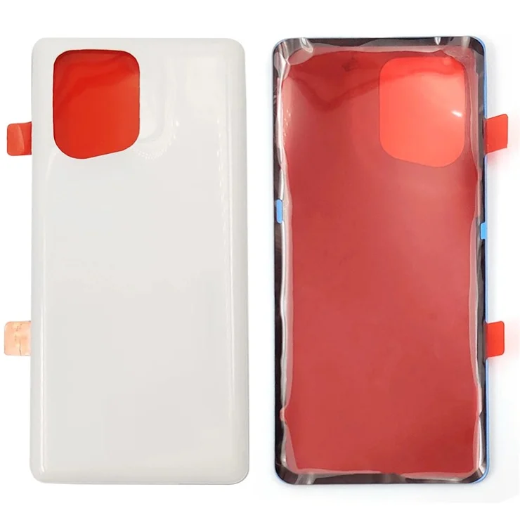 For Oppo Find X5 Back Battery Housing Cover Replacement (Without Logo) - White
