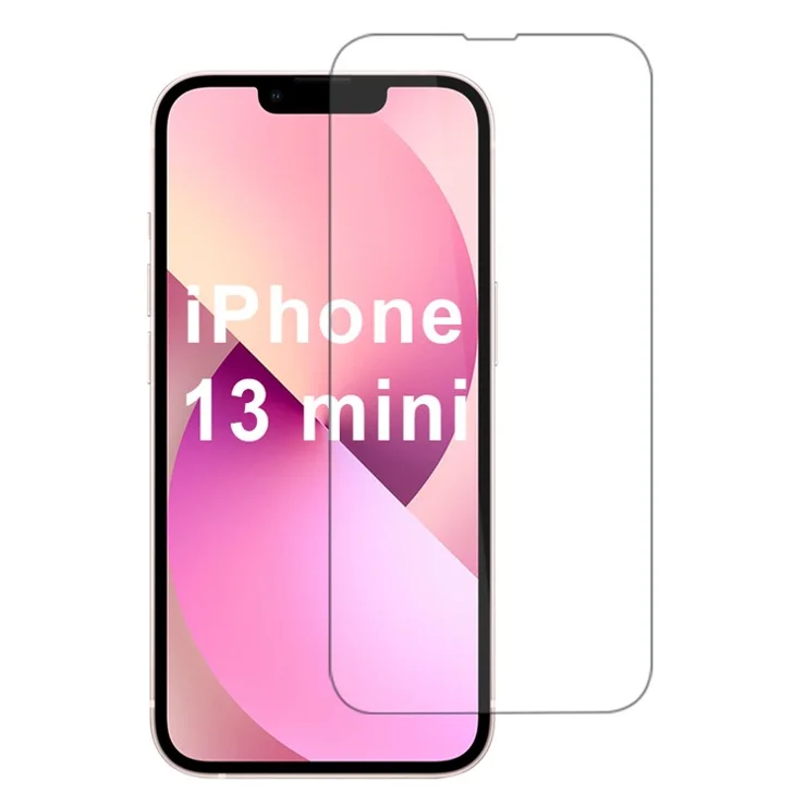 For iPhone 13 mini Screen Protector 2.5D High Aluminum-Silicon Glass Shatterproof Film
