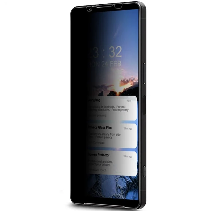 IMAK For Sony Xperia 1 VI Anti-Spy Privacy Full Screen Protector Tempered Glass Film