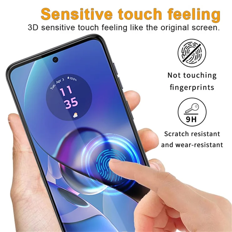 10Pcs For Motorola Moto G73 5G Screen Protector High Aluminum-Silicon Glass Film