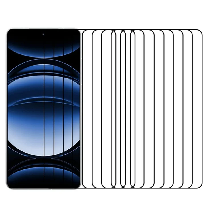 RURIHAI 10Pcs For Realme GT 6 5G Full Screen Protector Full Glue Secondary Hardening
