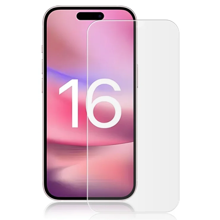 AMORUS For iPhone 16 Plus Screen Protector No Bubbles HD Tempered Glass Film