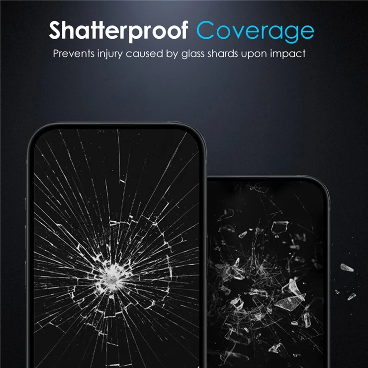 NORTHJO A++ Matte Screen Protector for iPhone 16 Anti-Fingerprint Full Coverage Tempered Glass Film