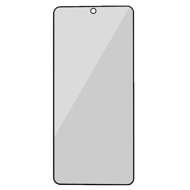 For Xiaomi Poco M6 Plus 5G Anti-Peep Screen Protector Full Glue Silk Printing Tempered Glass Film