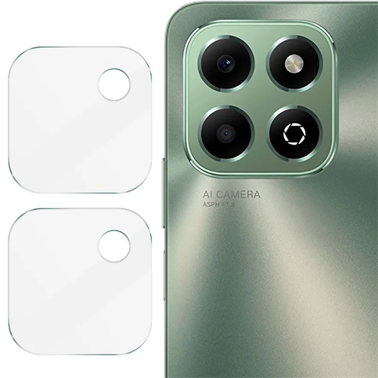 IMAK 2Pcs / Set for Honor X6b 4G Camera Lens Protector Tempered Glass Rear Lens Film