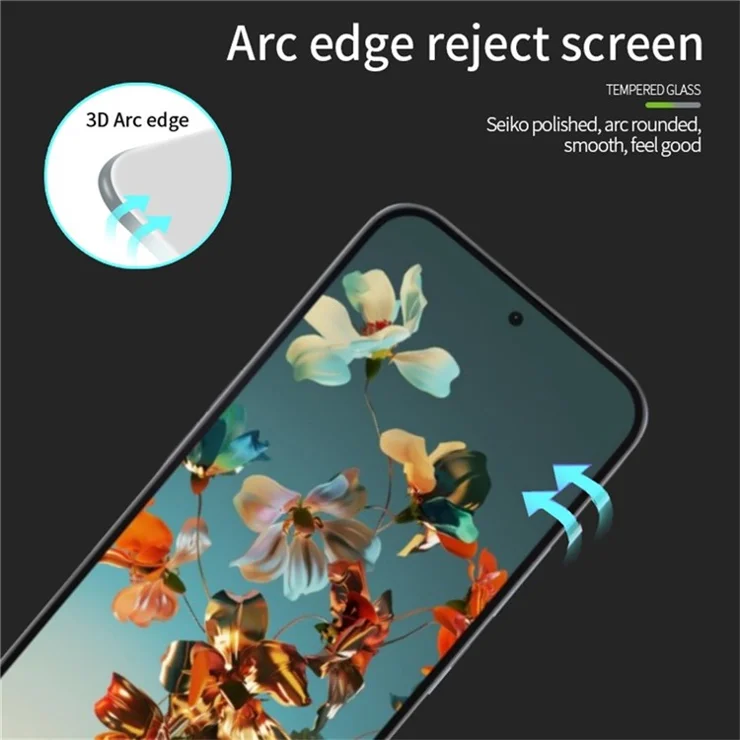 PINWUYO JK 3D Tempered Glass Film Series-2 for Nothing Phone (2a) Plus Screen Protector 9H Hardness Ultra Clear