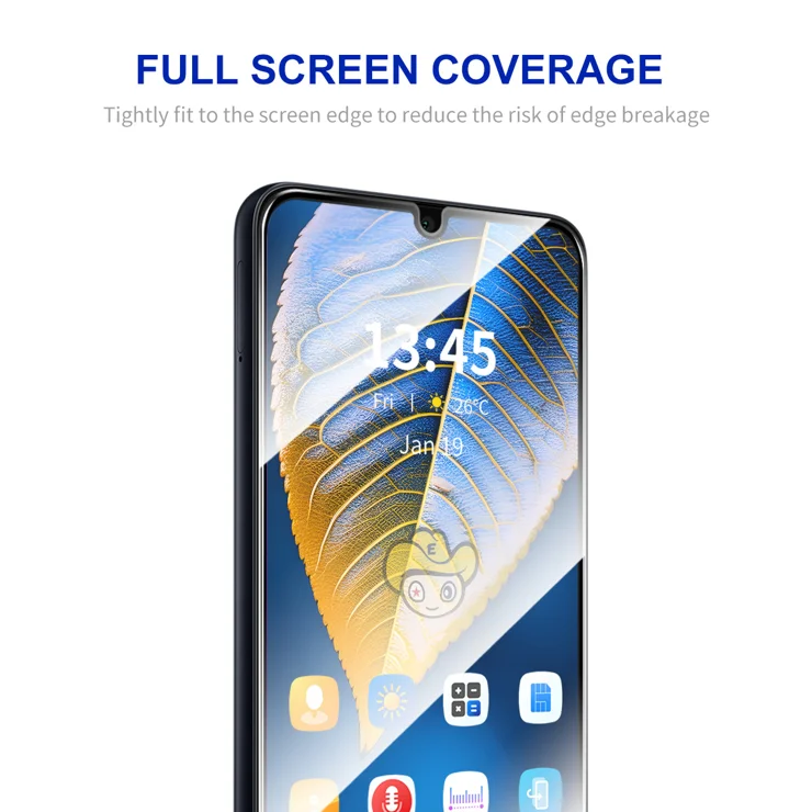 For Samsung Galaxy A06 4G HD Clear Film ENKAY HAT PRINCE Tempered Glass Screen Protector with Installation Tool - Transparent